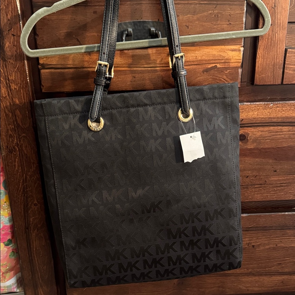 Michael Kors Black Logo Tote
